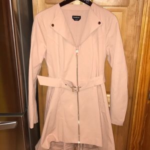 Bebe Pink Trench Jacket